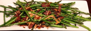 Your new holiday favorite Green Beans with Almonds and Bacon 