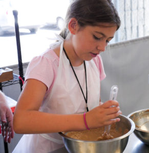 kids cooking camp for new skills
