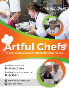 Summer camp in North County San Diego with Artful Chefs