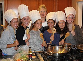 Wok and roll junior chef parties in San Diego