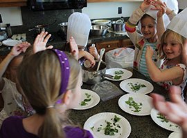 Allergy free fun junior chef parties
